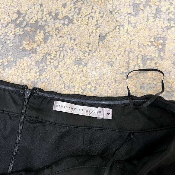 Ministry of Style Off The Shoulder Black Cocktail Dress - Picture 3 of 6